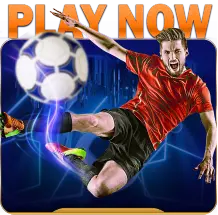soccer player kicking ball in inz9 best sportsbook singapore